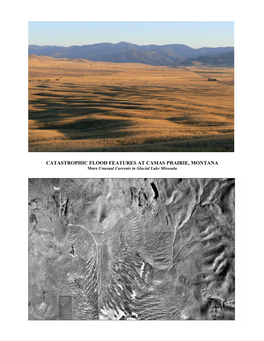 CATASTROPHIC FLOOD FEATURES at CAMAS PRAIRIE, MONTANA More Unusual Currents in Glacial Lake Missoula