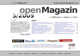 Openmagazin 5/2009