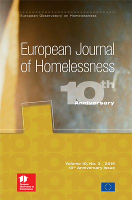 European Journal of Homelessness