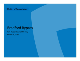 Bradford Bypass