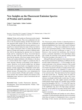 New Insights on the Fluorescent Emission Spectra of Prodan and Laurdan