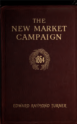 The New Market Campaign, May, 1864