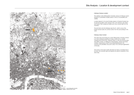 Site Analysis - Location & Development Context