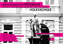 BESTANDSANALYSE PRESSBAUM Thema 10 | Bevölkerung, Geschichte, Kultur Und Soziales