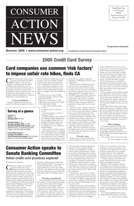 2005 Credit Card Survey