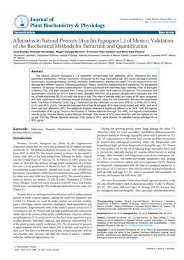 Aflatoxins in Natural Peanuts