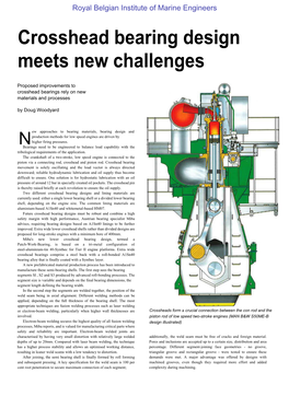 Crosshead Bearing Design Meets New Challenges