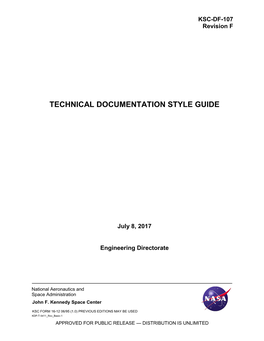 Technical Documentation Style Guide