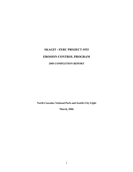 Skagit - Ferc Project #553