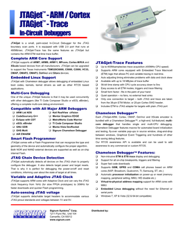 ARM / Cortex Jtagjet™ - Trace In-Circuit Debuggers