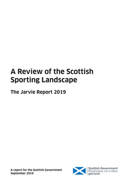 A Review of the Scottish Sporting Landscape