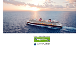 Disney Cruise Line Brochure