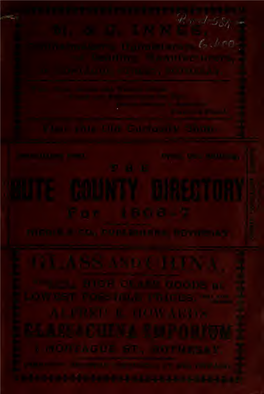 Bute County Directory For