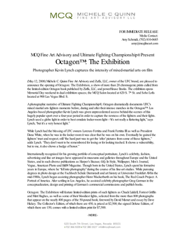 Octagon™: the Exhibition