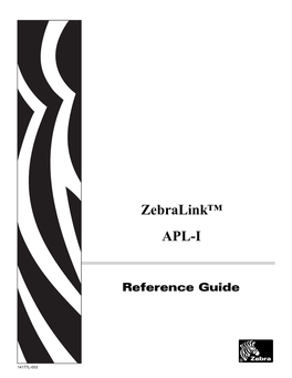 Zebralink APL-I Reference Guide