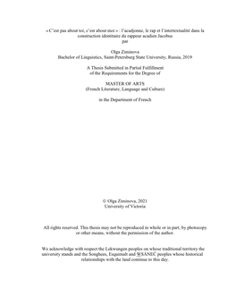 Uvic Thesis Template