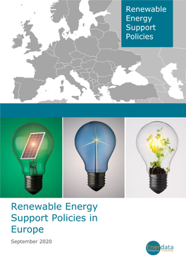 Enerdata Renewable Energy Support Policies in Europe