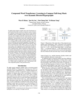 Compound Word Transformer: Learning to Compose Full-Song Music Over Dynamic Directed Hypergraphs