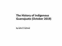 Indigenous Guanajuato (October 2019)