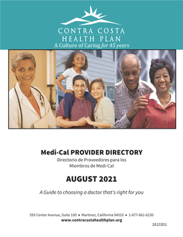 CCHP Medi-Cal Provider Directory