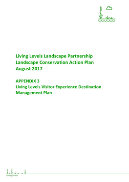 Visitor Experience Destination Management Plan