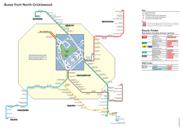 Buses Fron North Cricklewood