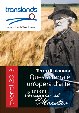 Maestro Terra Di Pianura Questa Terra È Un’Opera D’Arte