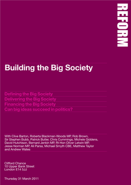 Building the Big Society