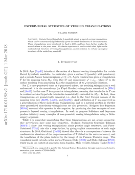 Experimental Statistics of Veering Triangulations