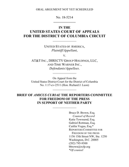 RCFP AT&T Amicus Brief.Pdf