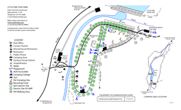Little Pine State Park Campground Map Brochure, Pennsylvania State