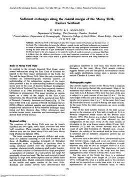 Sediment Exchanges Along the Coastal Margin of the Moray Firth, Eastern Scotland
