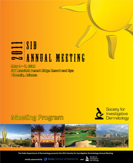 2011 Annual Meeting, Scottsdale, Arizona