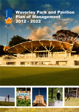 Waverley Park and Pavilion Plan of Management 2012 - 2022