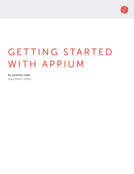 Getting Started with Appium