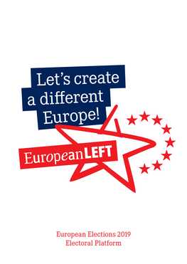 A Different Europe! Let's Create