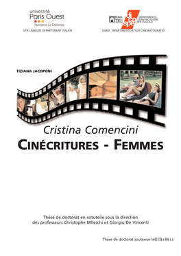 Cristina Comencini CINÉCRITURES - FEMMES