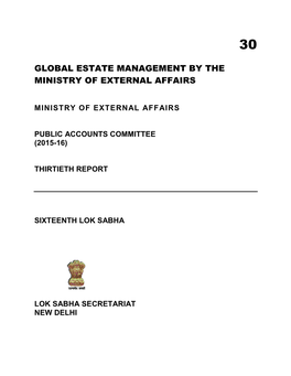 Ministry of External Affairs Public Accounts Committee (2015-16)