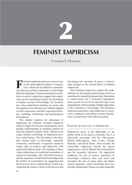 Feminist Empiricism Draws in Various Ways