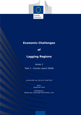 Economic Challenges of Lagging Regions