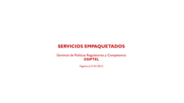 Oferta Comercial Residencial De Servicios Públicos De