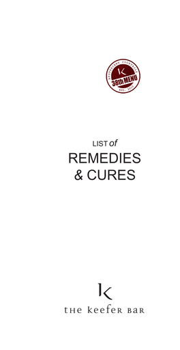 Remedies & Cures