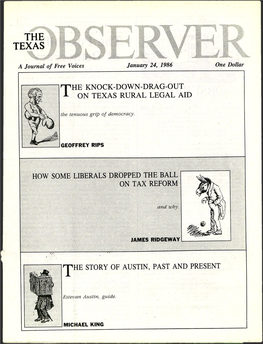 The Knock-Down-Drag-Out on Texas Rural Legal Aid How