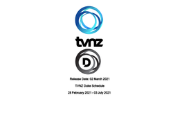 02 March 2021 TVNZ Duke Schedule 28 February 2021