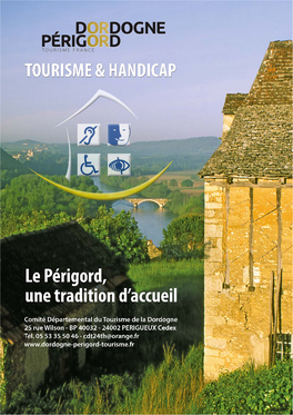 Tourisme Et Handicap Dordogne Périgord.Indd