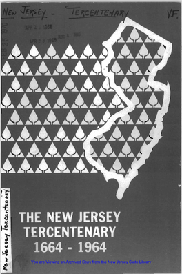 You Are Viewing an Archived Copy from the New Jersey State Library for THREE CENTU IES PEOPLE/ PURPOSE / PROGRESS