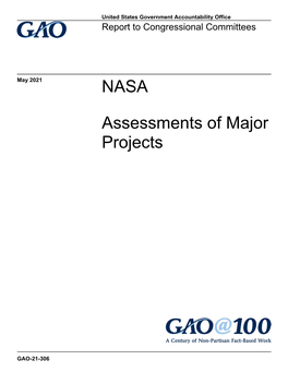 Gao-21-306, Nasa