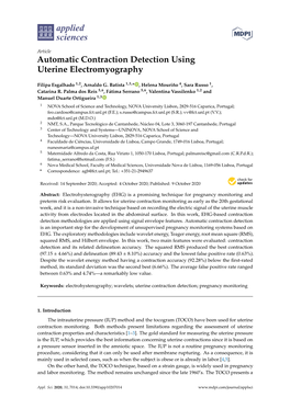 Automatic Contraction Detection Using Uterine Electromyography