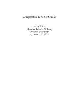 Comparative Feminist Studies