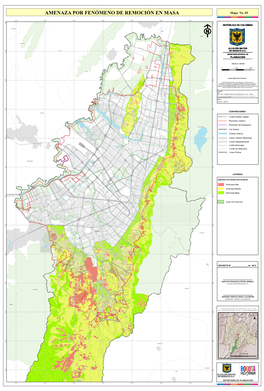 AMENAZA POR FENÓMENO DE REMOCIÓN EN MASA Mapa No